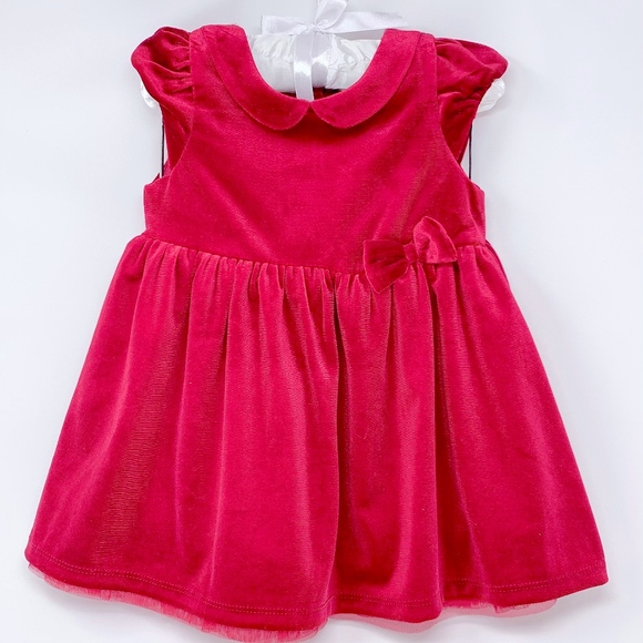 h&m baby girl red dress